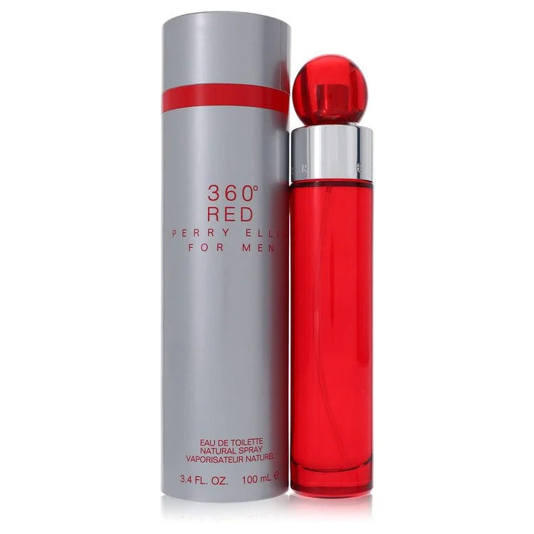Perry Ellis 360 Red 3.4 oz Eau de Toilette Spray for Men