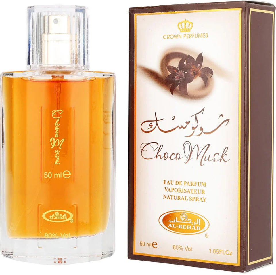 Al Rehab Choco Musk 1.65 oz Eau de Parfum Spray for Unisex