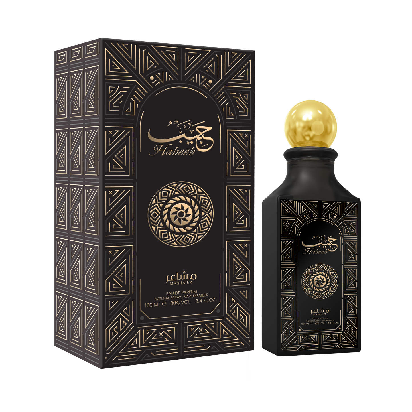 Mashaer Habeeb 3.4 oz Eau de Parfum Spray for Men