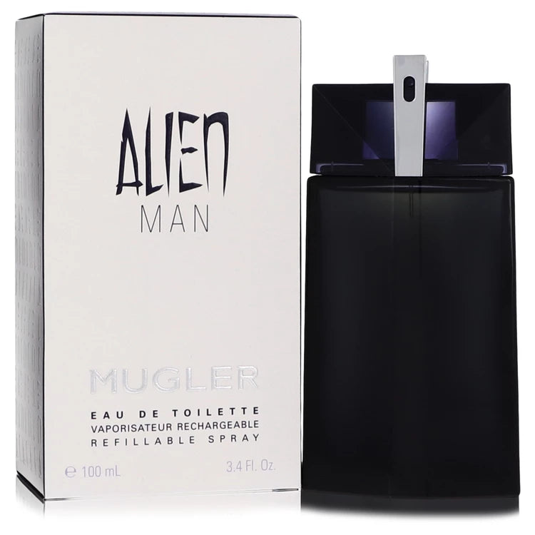 Thierry Mugler Alien Man 3.4 oz Eau de Toilette Refillable Spray for Men
