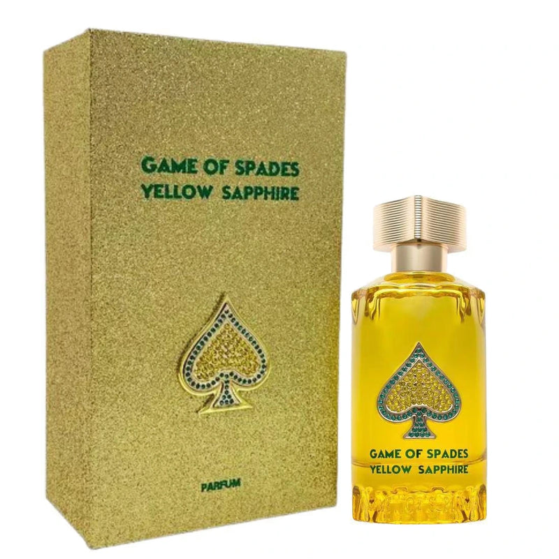Jo Milano Game of Spades Yellow Sapphire 3.4 oz Parfum Spray for Unisex