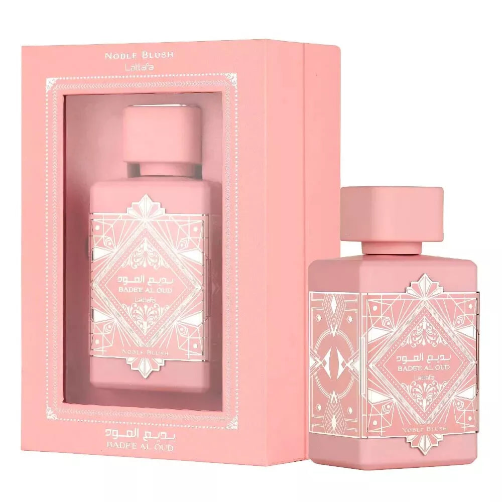 Lattafa Bade'e Al Oud Noble Blush 3.4 oz Eau de Parfum Spray for Women