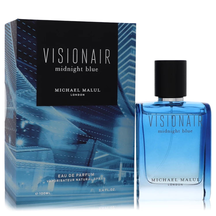 Michael Malul Visionair Midnight Blue 3.4 oz Eau de Parfum Spray for Men