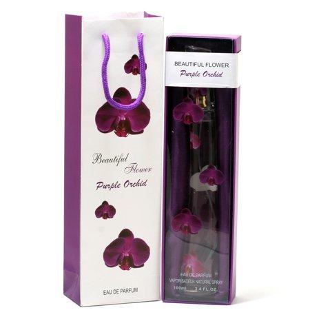 Enzo Moretti Beautiful Flower Purple Orchid 3.4 oz Eau de Parfum Spray for Women
