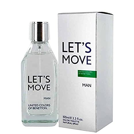 Benetton Let's Move 3.4 oz Eau de Toilette Spray for Men