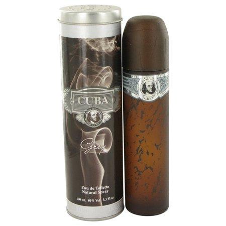 Cuba Gray 3.4 oz Eau de Toilette Spray for Men