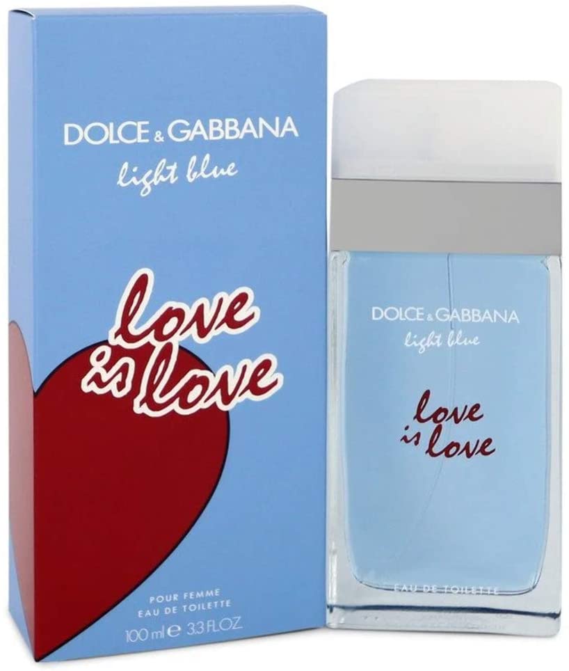 Dolce & Gabbana Light Blue Love Is Love 3.4 oz Eau de Toilette Spray for Women