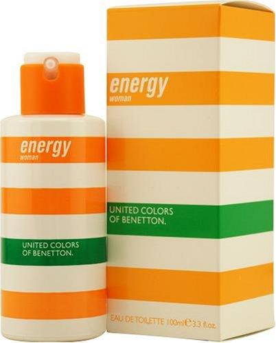Benetton Energy Woman 3.4 oz Eau de Toilette Spray for Women