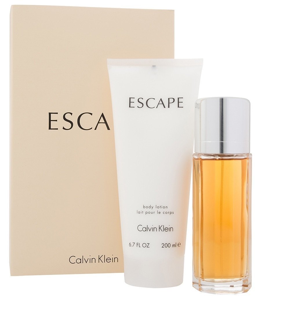Calvin Klein Escape for Women 2 Pc Gift Set (3.4 oz Eau de Parfum Spray + 6.7 oz Body Lotion)