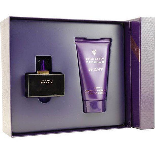 David Beckham Intimately Night 2 Pc Gift Set (2.5 oz Eau de Toilette Spray + 5 oz Lotion) for Women