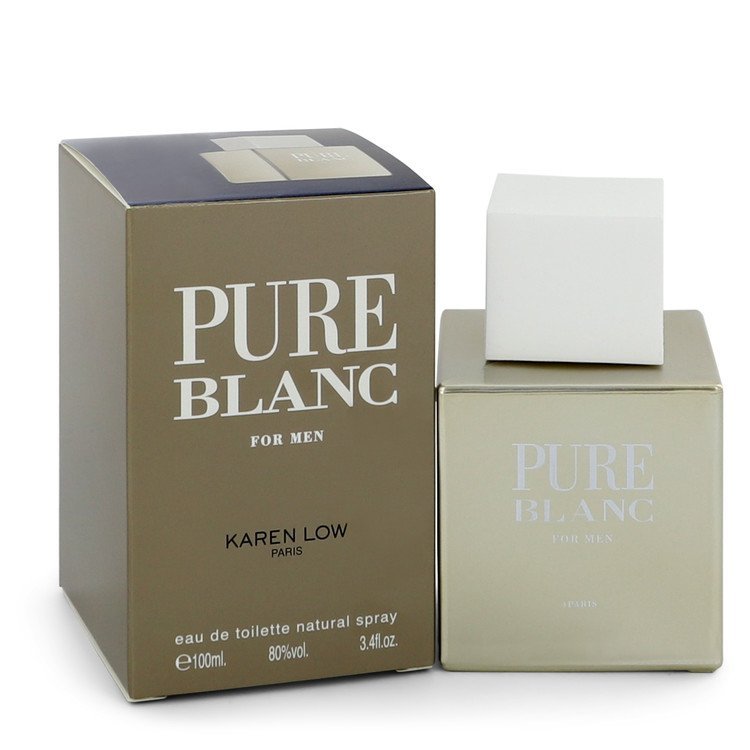 Karen Low Pure Blanc 3.4 oz Eau de Toilette Spray for Men