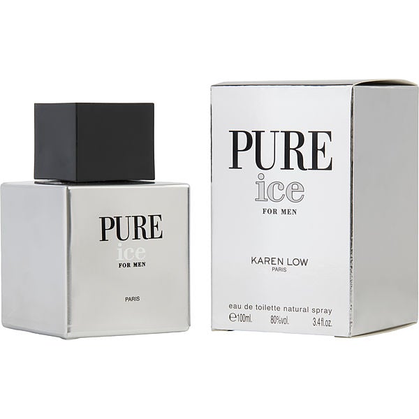 Karen Low Pure Ice 3.4 oz Eau de Toilette Spray for Men
