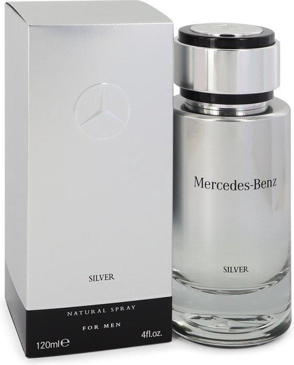 Mercedes Benz Silver 4 oz Eau de Toilette Spray for Men