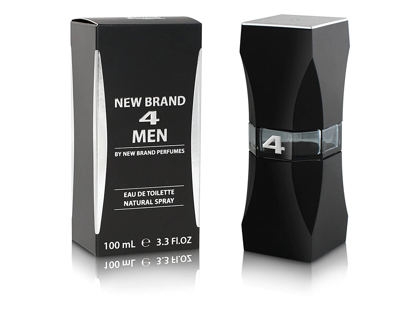New Brand 4 Men 3.3 oz Eau de Toilette Spray for Men