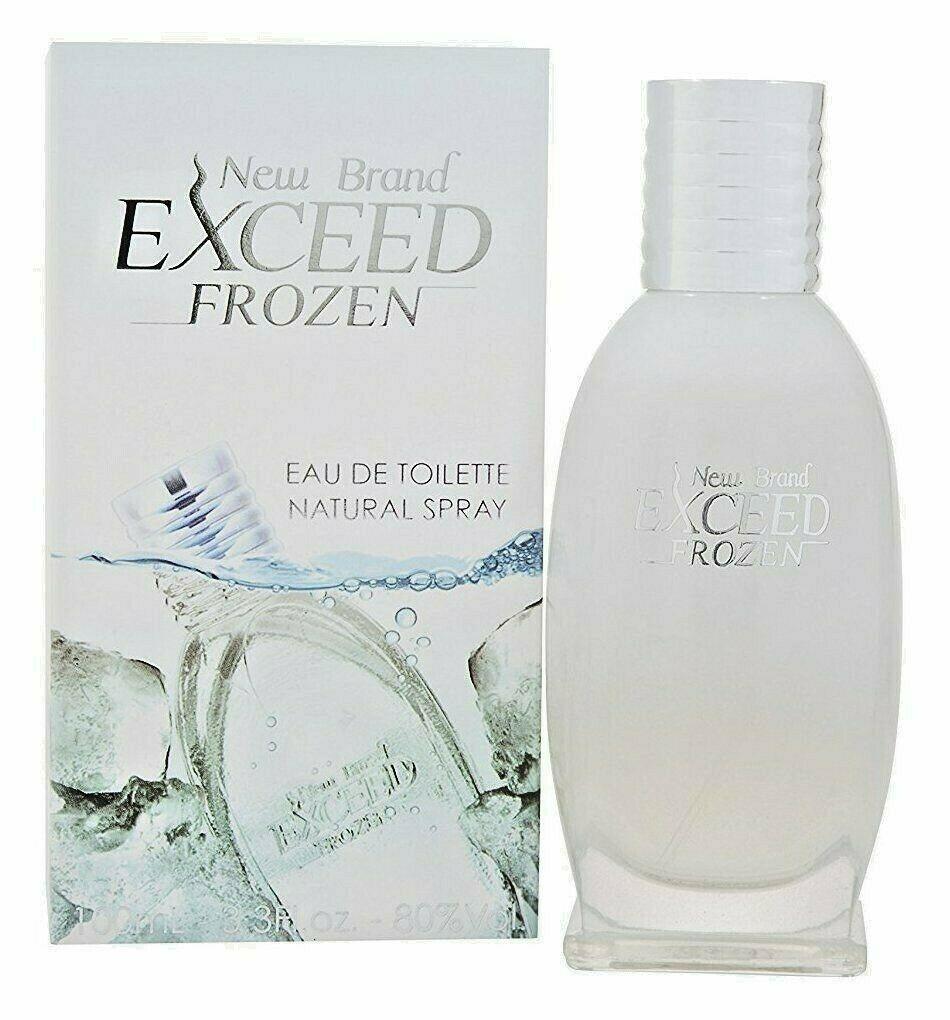 New Brand Exceed Frozen 3.3 oz Eau de Toilette Spray for Men