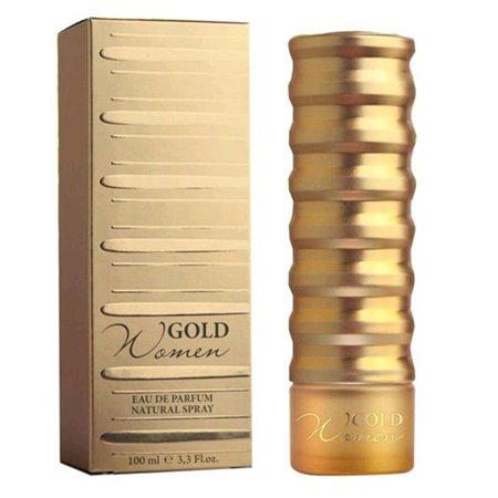 New Brand Gold 3.4 oz Eau de Parfum Spray for Women