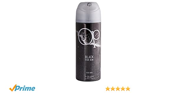 Ocean Pacific Op Juice Black 5 oz Body Spray for Men