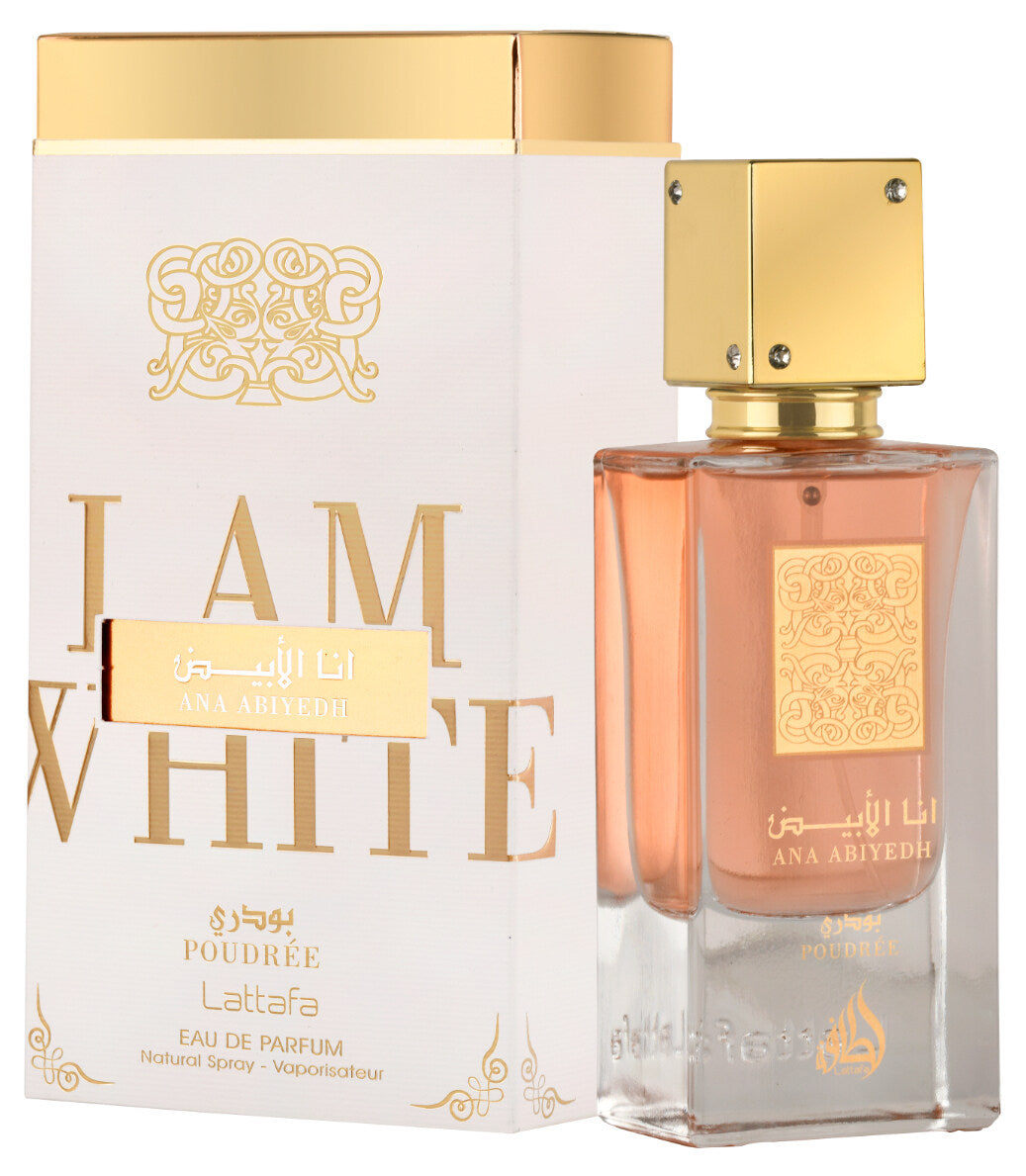 Lattafa Ana Abiyedh Poudree 2 oz Eau de Parfum Spray for Unisex