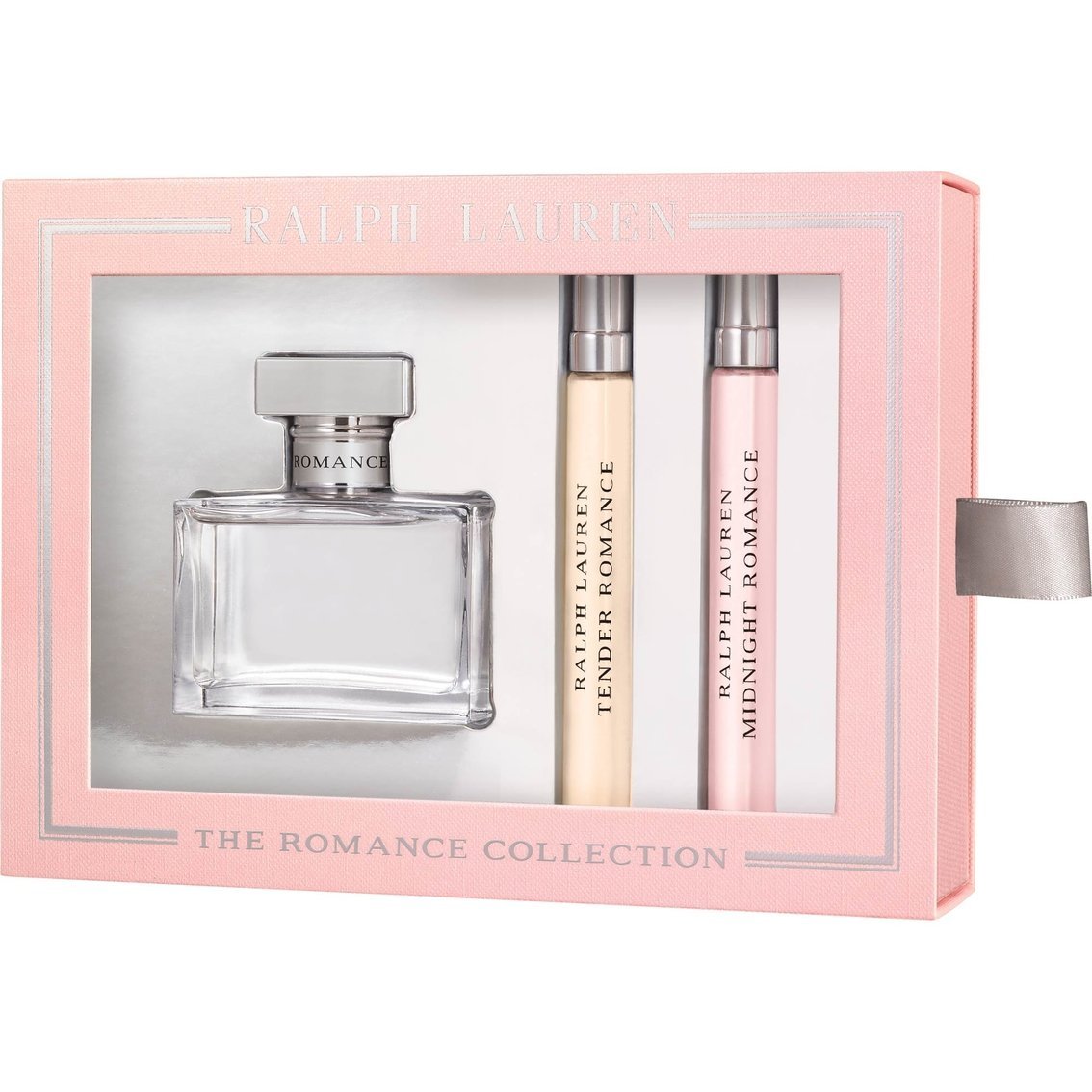 Ralph Lauren Romance Collection 3 Pc Gift Set (1.7 oz Eau de Parfum Spray + 10 mL Midnight Romance Mini + 10 mL Tender Romance Mini) for Women