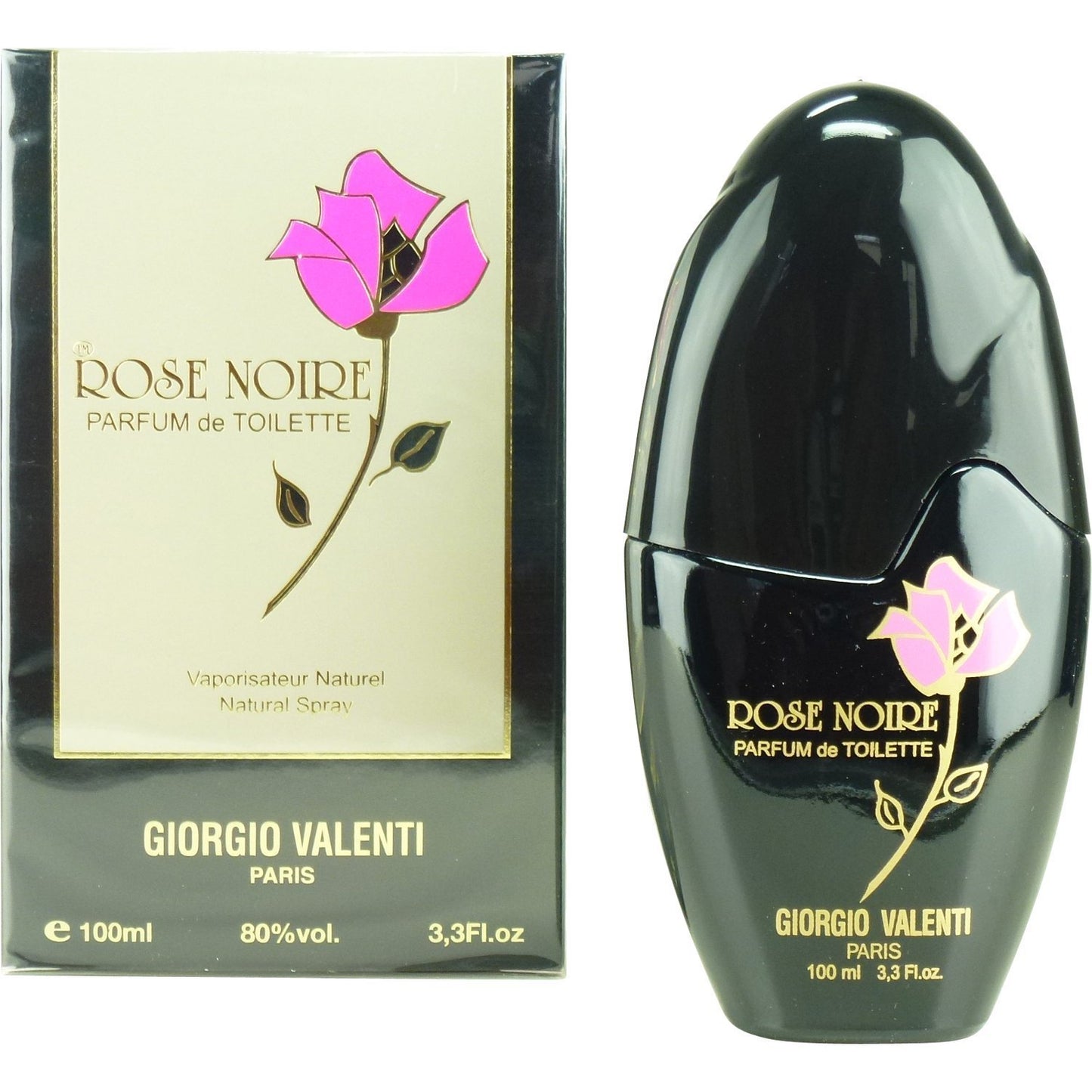 Giorgio Valenti Rose Noire 3.3 oz Eau de Toilette Spray for Women