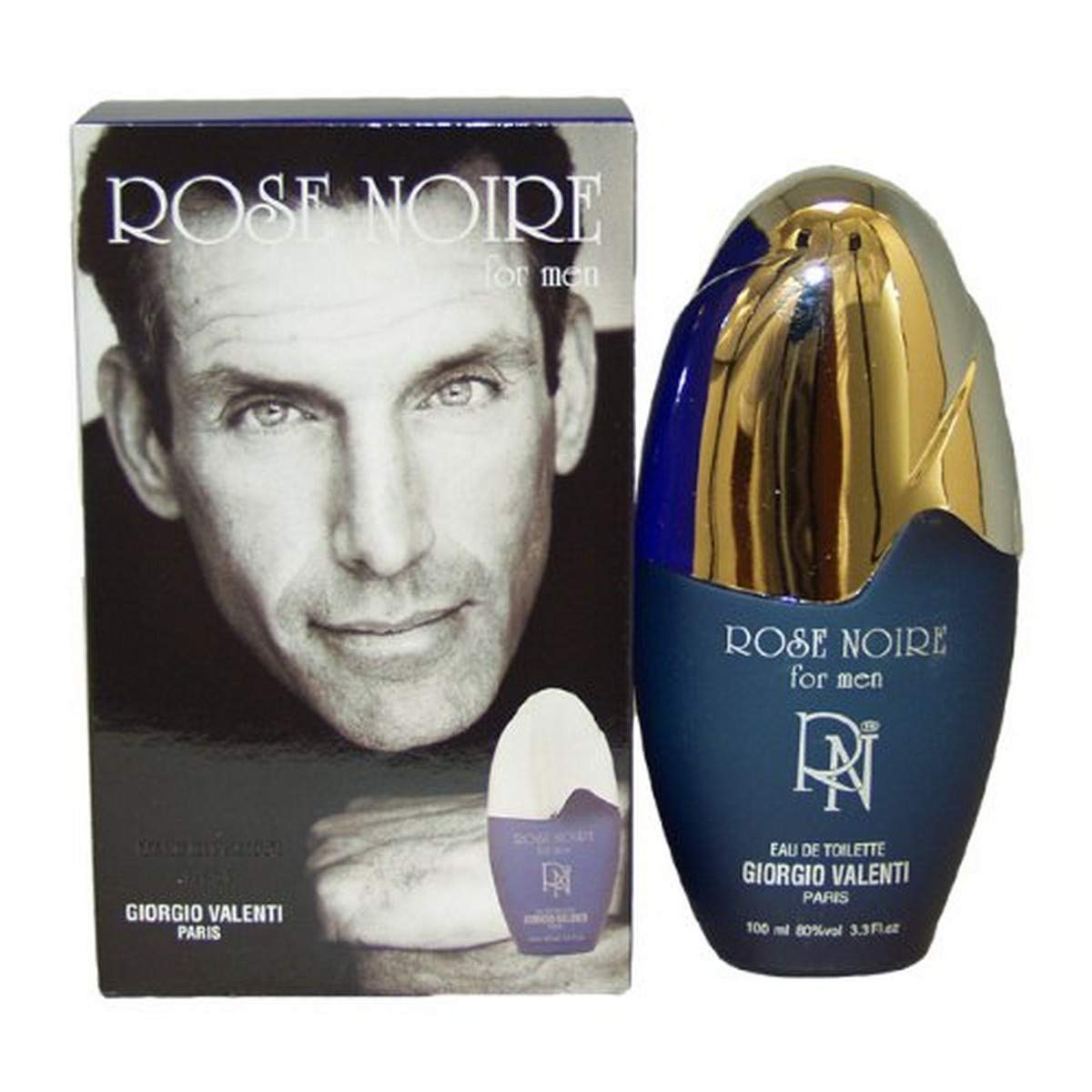 Giorgio Valenti Rose Noire 3.3 oz Eau de Toilette Spray for Men