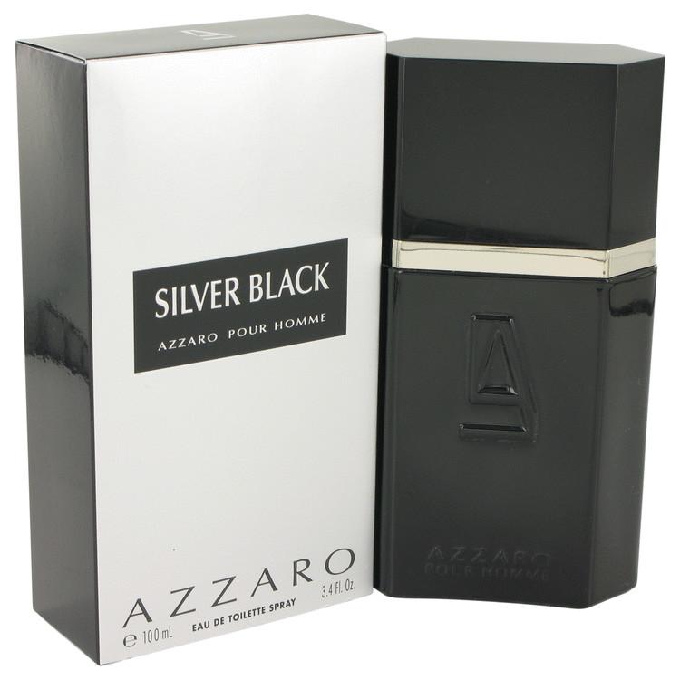 Azzaro Silver Black 3.4 oz Eau de Toilette Spray for Men