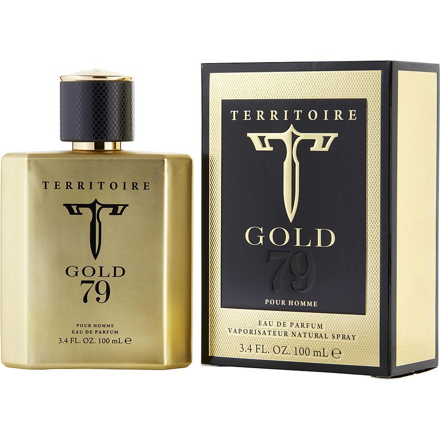 YZY Territoire Gold 79 3.4 oz Eau de Parfum Spray for Men