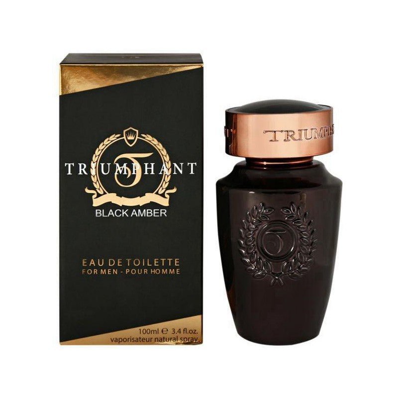 Triumphant Black Amber 3.4 oz Eau de Toilette Spray for Men
