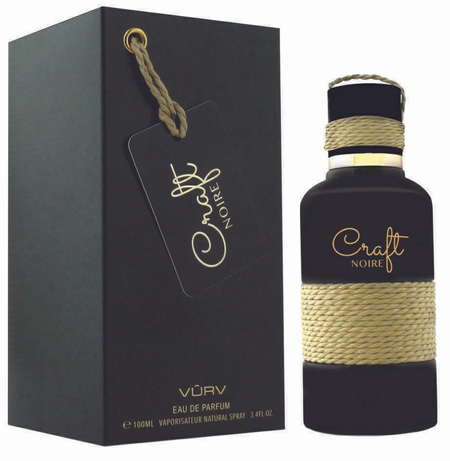 Lattafa Vurv Craft Noire 3.4 oz Eau de Parfum Spray for Men