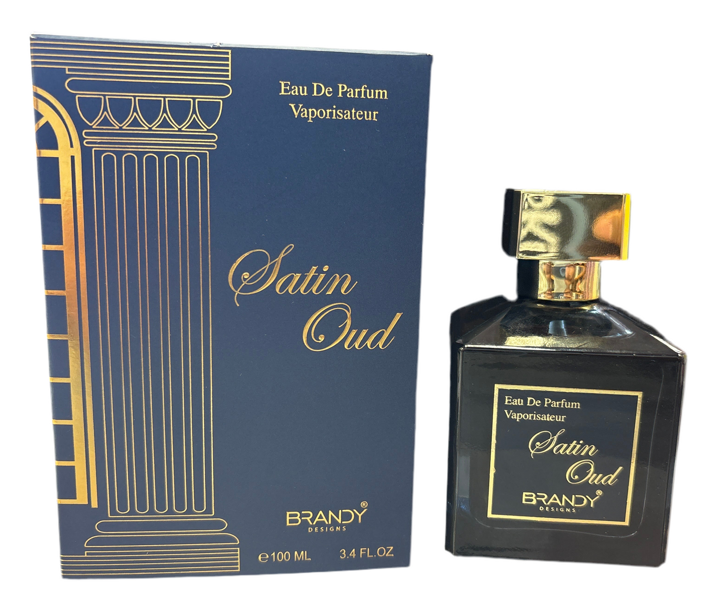 Brandy Satin Oud 3.4 oz Eau de Parfum Spray for Unisex