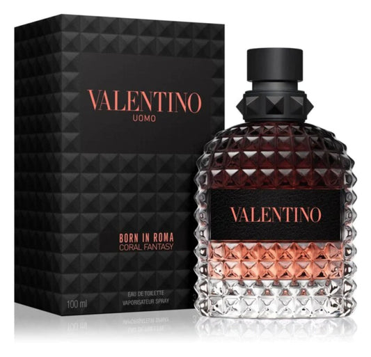 Valentino Uomo Born In Roma Coral Fantasy 3.4 oz Eau de Toilette Spray for Men