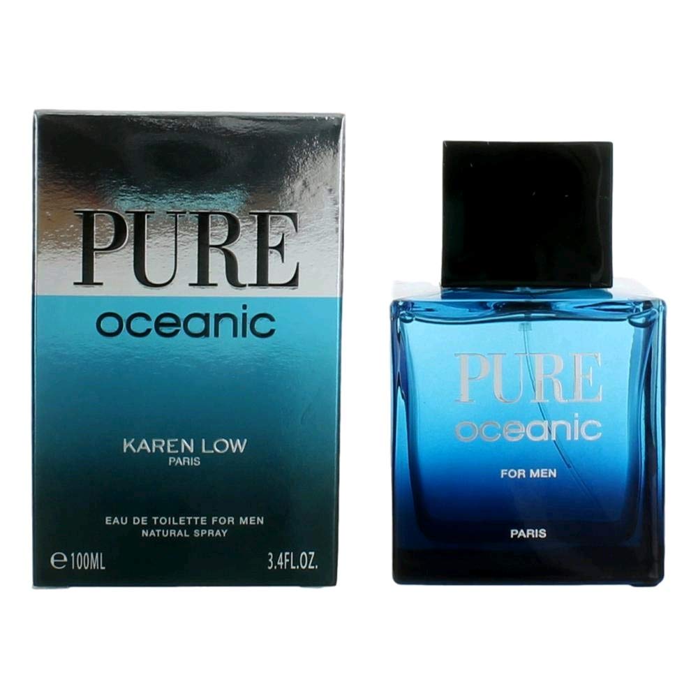 Karen Low Pure Oceanic 3.4 oz Eau de Toilette Spray for Men