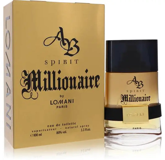 Lomani AB Spirit Millionaire 3.4 oz Eau de Toilette Spray for Men