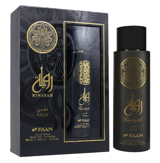 Faan Riwayah Gold 3.4 oz Eau de Parfum Spray for Unisex
