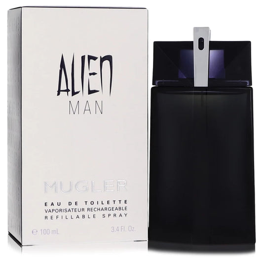Thierry Mugler Alien Man 3.4 oz Eau de Toilette Refillable Spray for Men