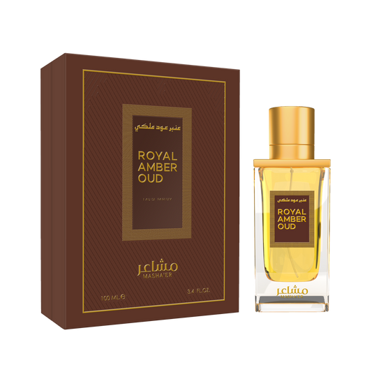 Mashaer Royal Amber Oud 3.4 oz Eau de Parfum Spray for Unisex