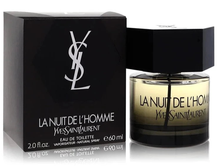 Yves Saint Laurent YSL La Nuit De L’Homme 2 oz Eau de Toilette Spray for Men