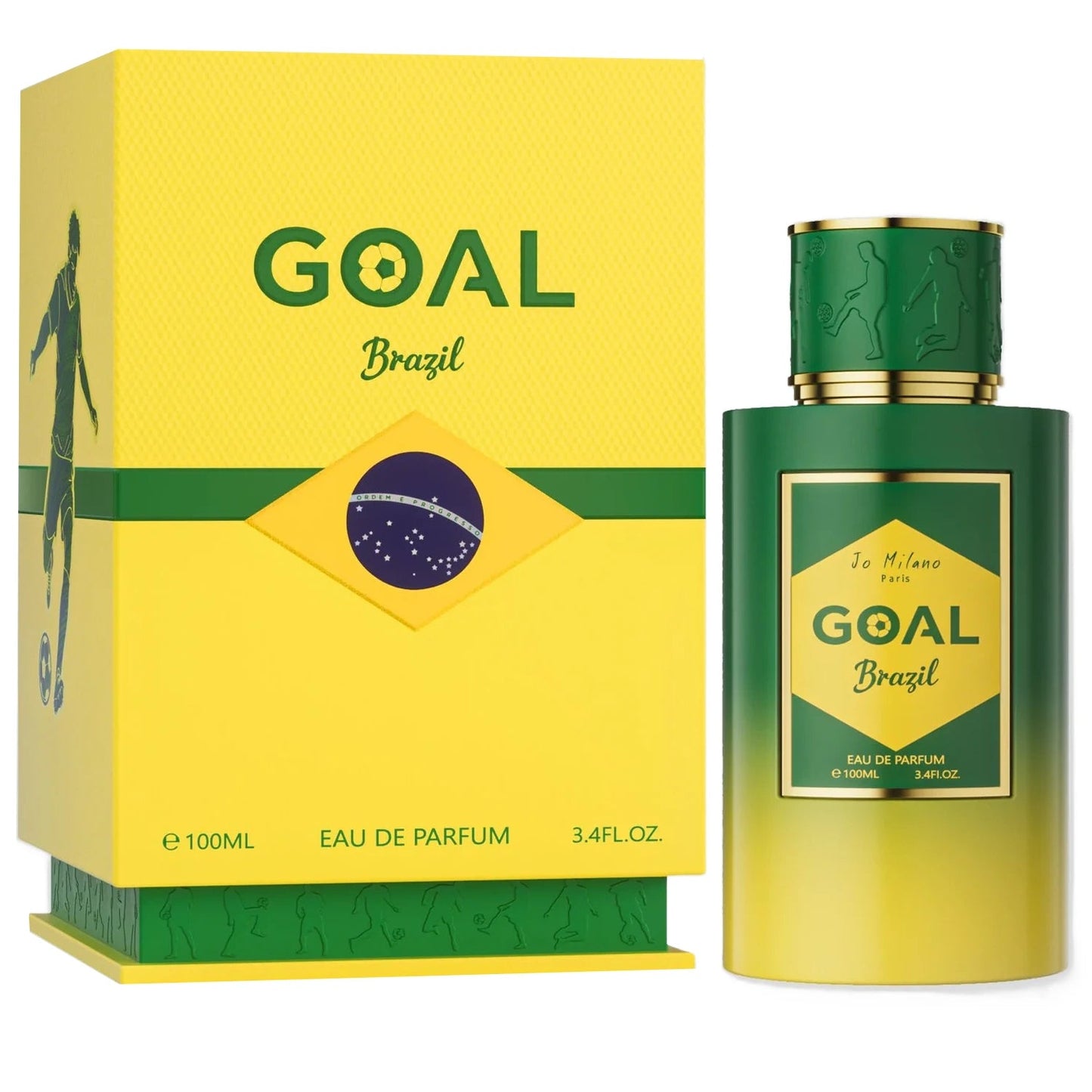 Jo Milano Goal Brazil 3.4 oz Eau de Parfum Spray for Unisex