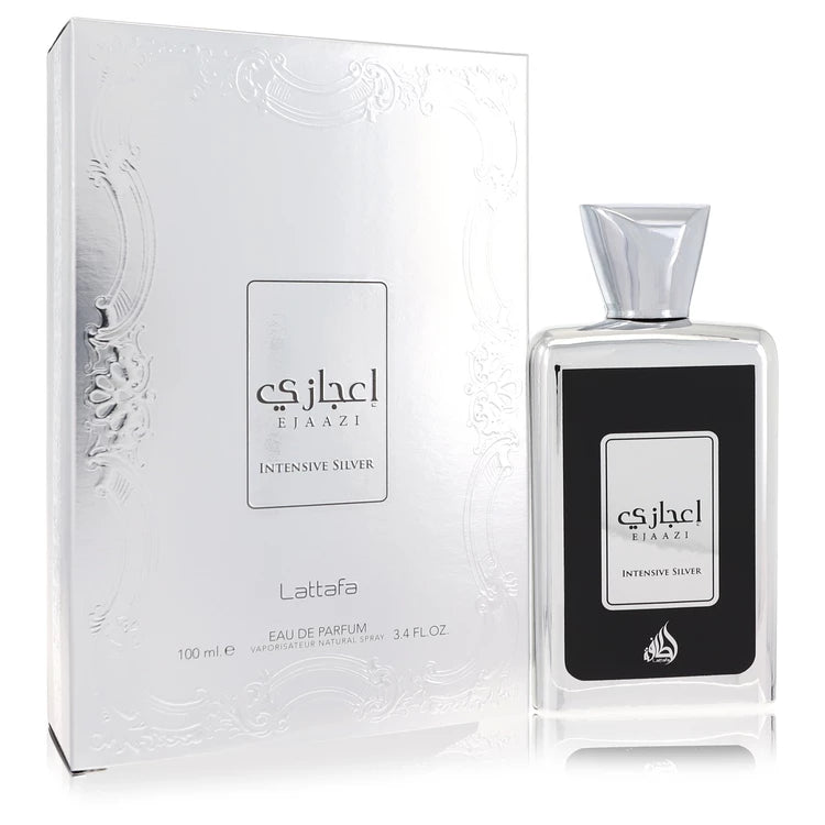 Lattafa Ejaazi Silver 3.4 oz Eau de Parfum Spray for Unisex