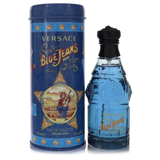 Versace Blue Jeans 2.5 oz Eau de Toilette Spray for Men