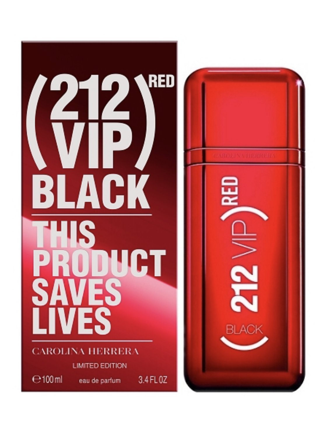 Carolina Herrera 212 VIP Black by Carolina Herrera Men 3.4 oz Eau de Parfum Spray | FragranceBaba.com