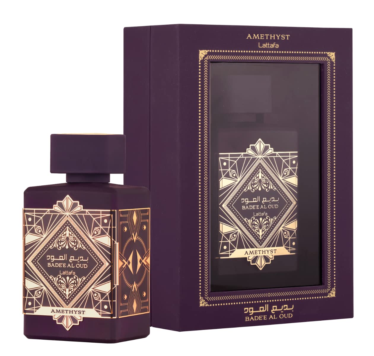 Lattafa Bade’e Al Oud Amethyst 3.4 oz Eau de Parfum Spray for Unisex