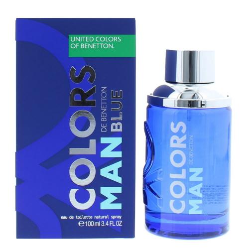 Benetton Colors Blue 3.4 oz Eau de Toilette Spray for Men
