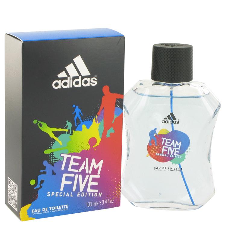 Adidas Team Five 3.4 oz Eau de Toilette Spray for Men