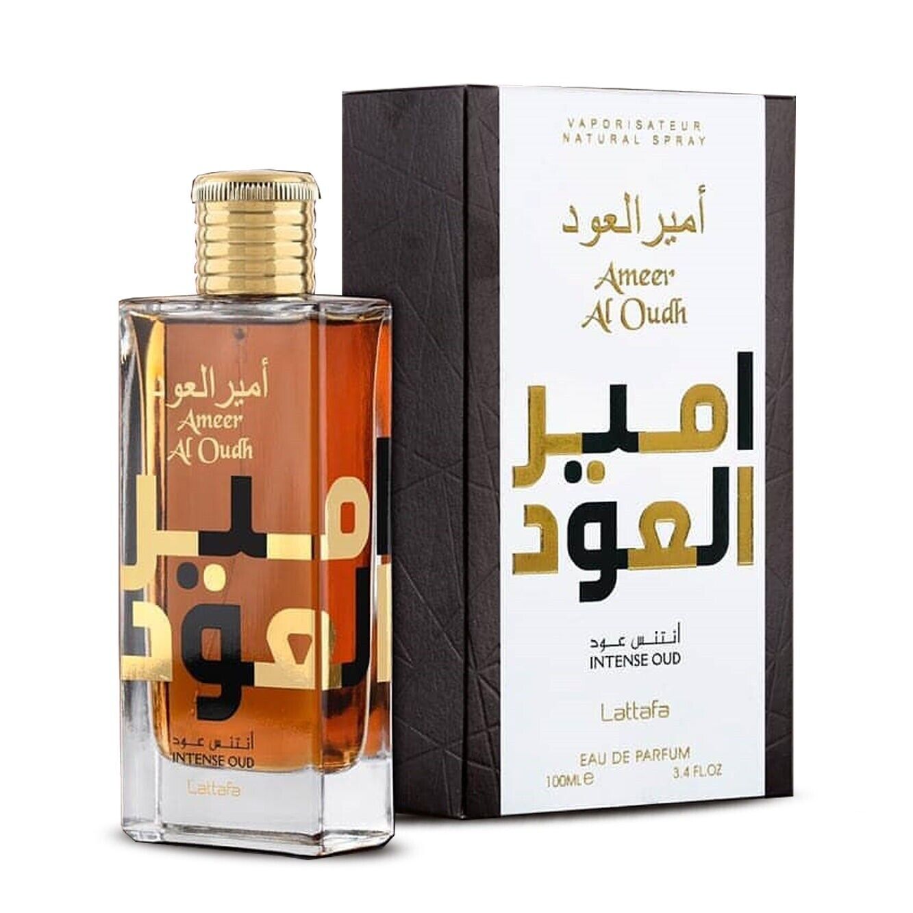 Lattafa Ameer Al Oudh Intense Oud 3.4 oz Eau de Parfum Spray for Unisex