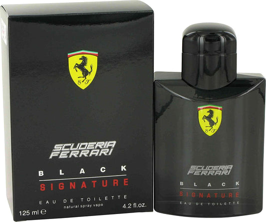 Ferrari Scuderia Black Signature 4.2 oz Eau de Toilette Spray for Men