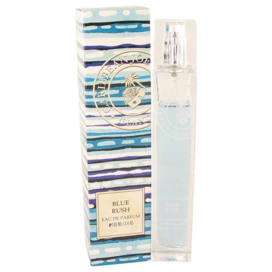 Caribbean Joe Blue Rush 3.4 oz Eau de Parfum Spray for Men