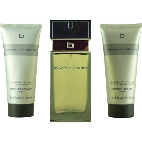 Jacques Bogart Pour Homme by Jacques Bogart Men 3 Piece Gift Set (3.33 oz Eau de Toilette Spray + 3.33 oz After Shave Balm + 3.33 oz Shampoo) | FragranceBaba.com