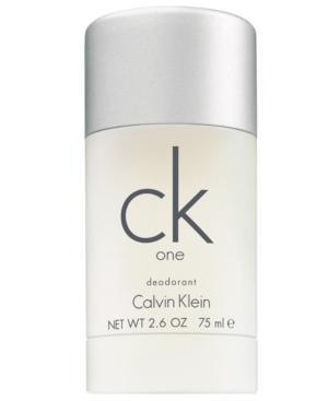 Calvin Klein CK One by Calvin Klein Men 2.6 oz Deodorant Stick | FragranceBaba.com
