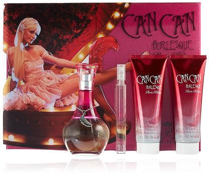 Paris Hilton Can Can by Paris Hilton Women 4 Piece Gift Set (3.4 oz Eau de Parfum Spray) | FragranceBaba.com